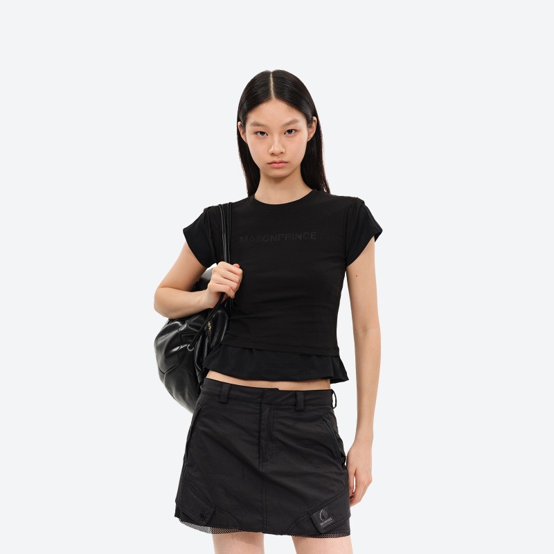 4-Stripe Layered T-shirt